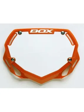 Box Two Number Plate Orange